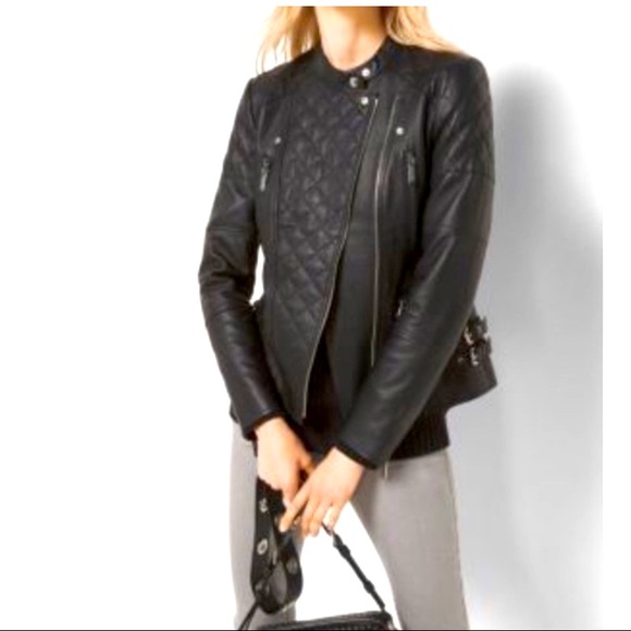 Michael Kors Jackets & Coats Leather Jacket Michael Kors Quilted